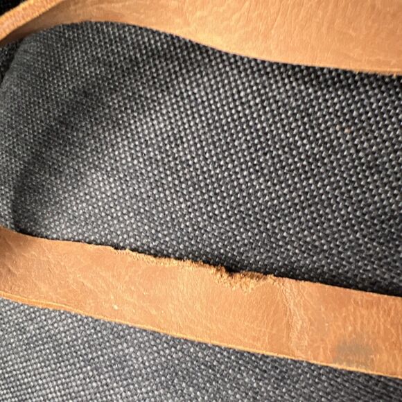 Vintage Sisal Striped Bucket Shoulder Bag Pink Adjustable Leather Strap READ - Picture 11 of 11